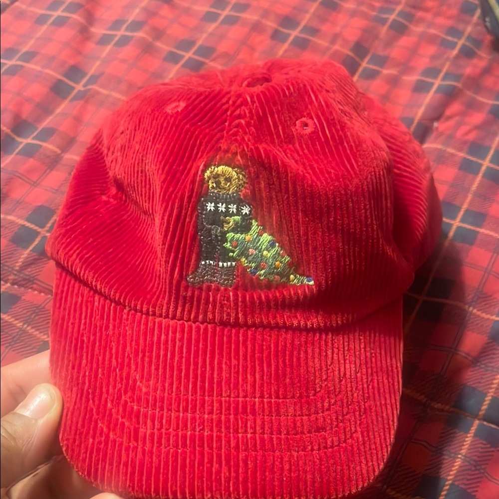 Polo Ralph Lauren Kids Red Corduroy Hat